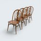 4 Ercol Fleur De Lys Bow Back Kitchen/Dining Chairs Model 878 FREE UK Delivery