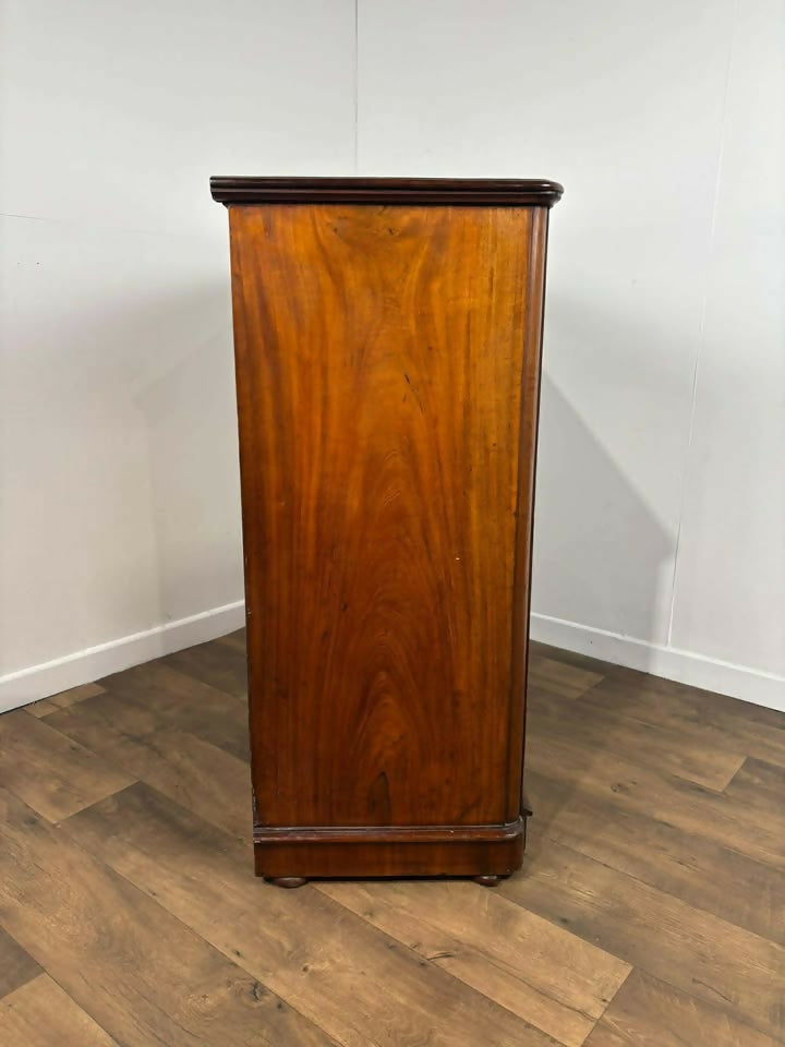 Victorian Mahogany Two Over Four Chest Of Drawers