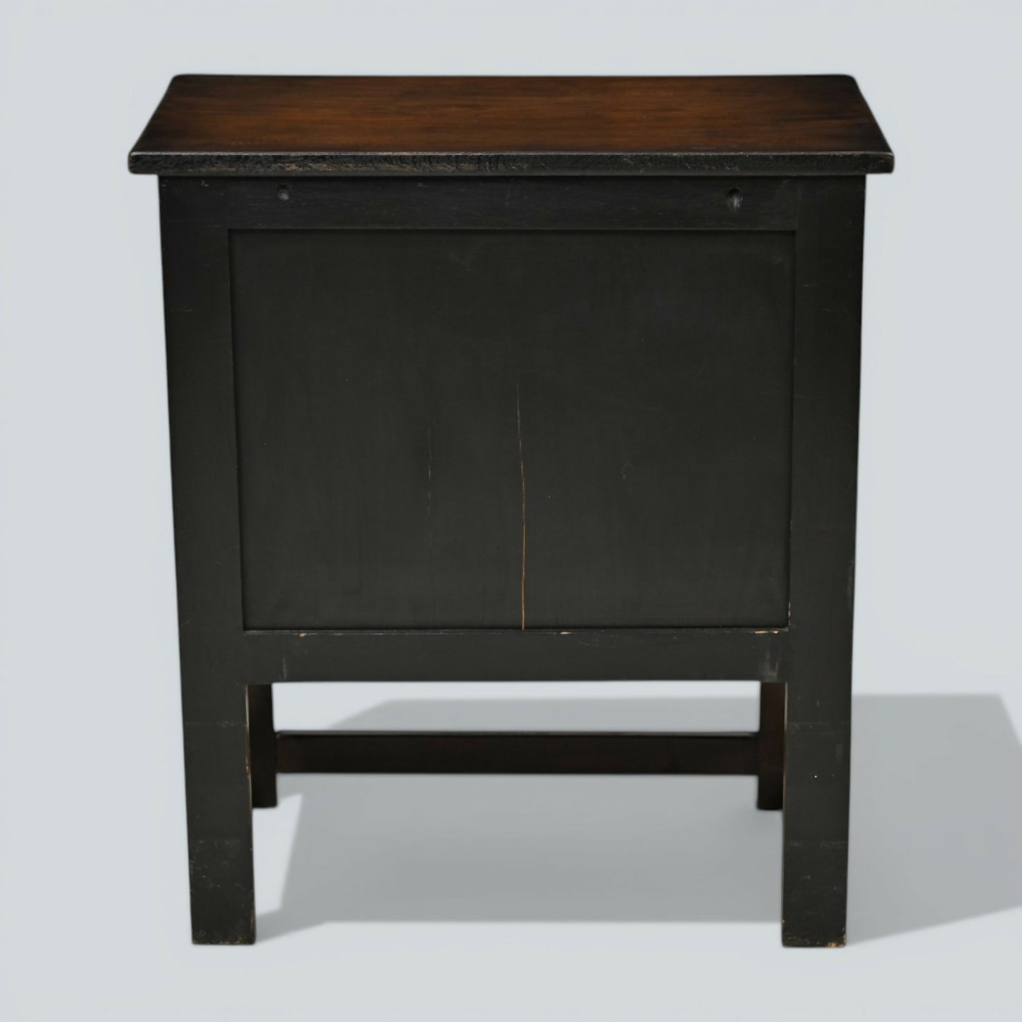 Vintage Oak Pedestal Cupboard Carved Narrow Drawer Double Doors FREE UK Delivery