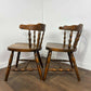 Pair of Oak Tub Style Spindle Back Chairs
