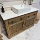 Wooden Bathroom Vintage Vanity Unit