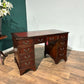 Vintage Mahogany Pedestal Desk1