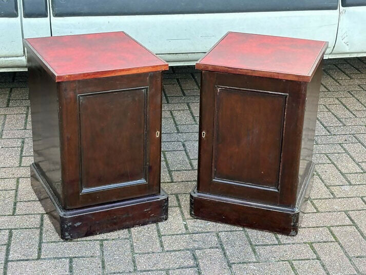 Pair Of Victorian Bedside Cupboards