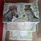 “Zebra Time” Vintage Stacking Tables