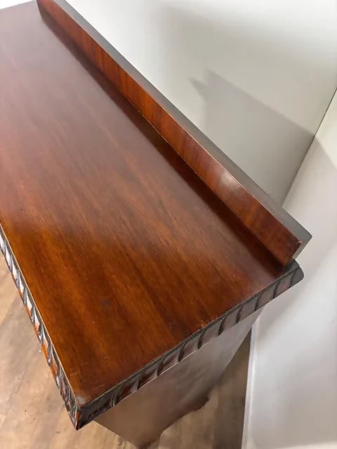 Vintage Mahogany Bureau Bookcase / Combination Cabinet