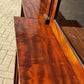 Georgian Mahogany Breakfront Library Bookcase, Adjustable Shelves. 2 Keys