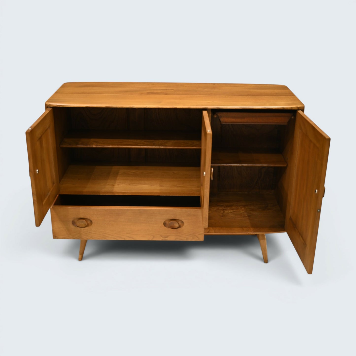 Ercol Windsor Sideboard Cupboard Storage Model 467 Light Finish FREE UK Delivery
