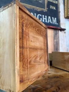 Antique Mid Victorian Pine Two over Two Chest of Drawers, c1850