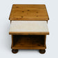 Pine Bedside Cabinet Knotted Pine Drawer Bun Feet Ducal Style FREE UK Delivery