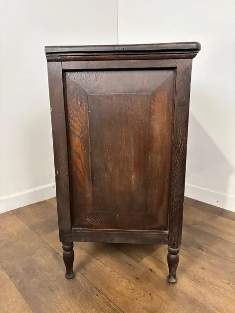 Vintage Rustic Oak Two Door Cabinet