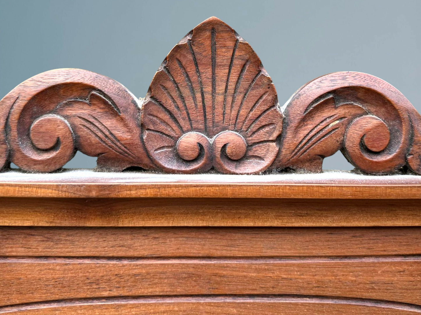 Edwardian Walnut Marble Top Washstand