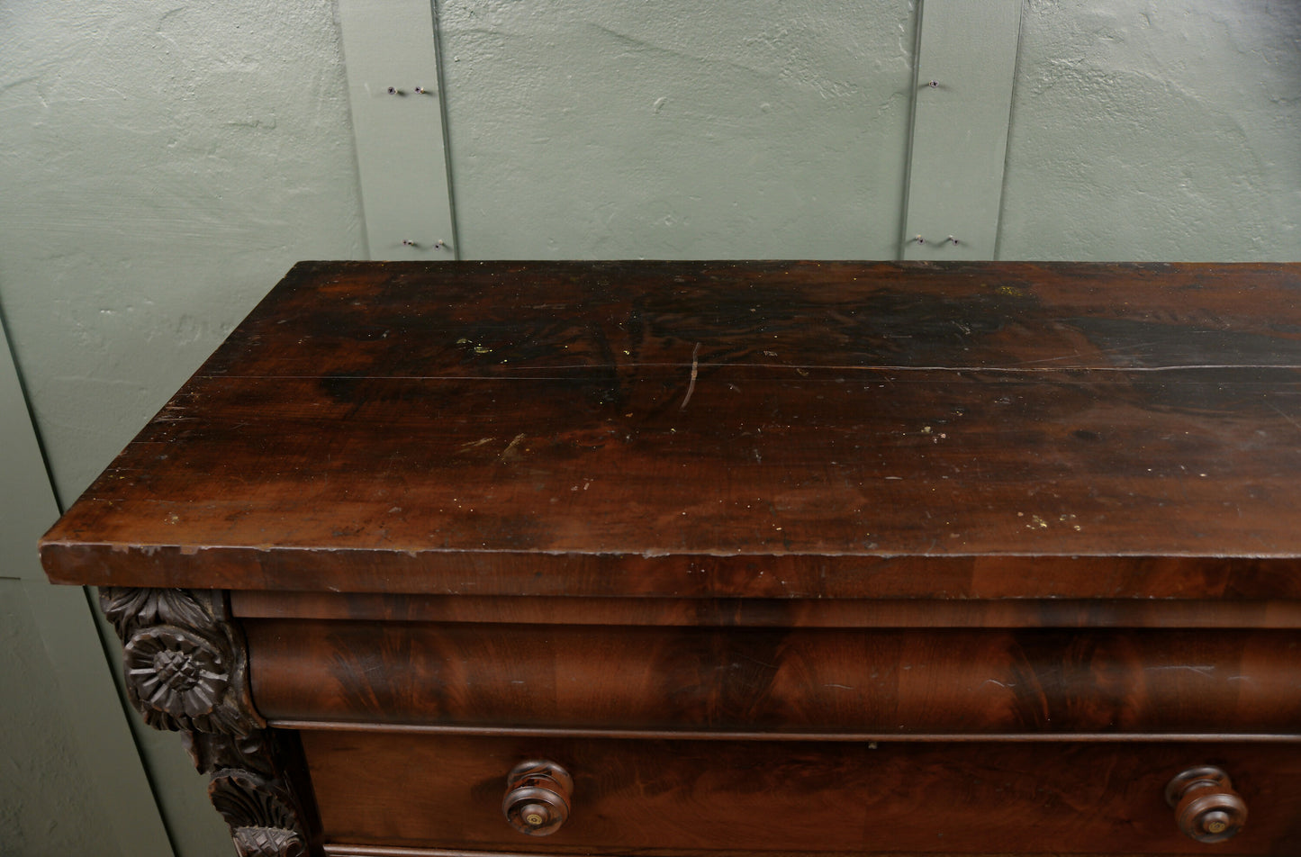 Huge Victorian Mahogany Scotch Chest of Drawers