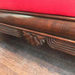 Vintage Victorian 3 Seater Mahogany Sofa With Curved Ends, Lions Paw Feet. Stunning!!