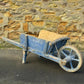 Antique French Painted Wheelbarrow, Early 1900s