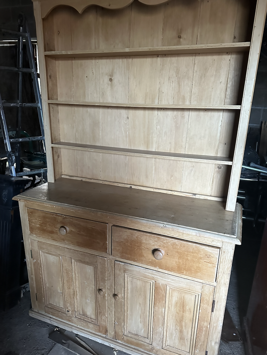 Large Vintage Dresser Linen Cabinet