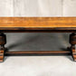 Large Oak Draw Leaf Dining Table Seats 12