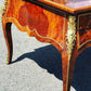 French Empire Style Large Inlaid Kingswood Desk With Brass Decoration