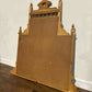 Antique Style Pine Over mantle Mirror