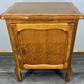 Bedside Table Vintage French Louis XVI Nightstand Oak Cabinet LOT 24299
