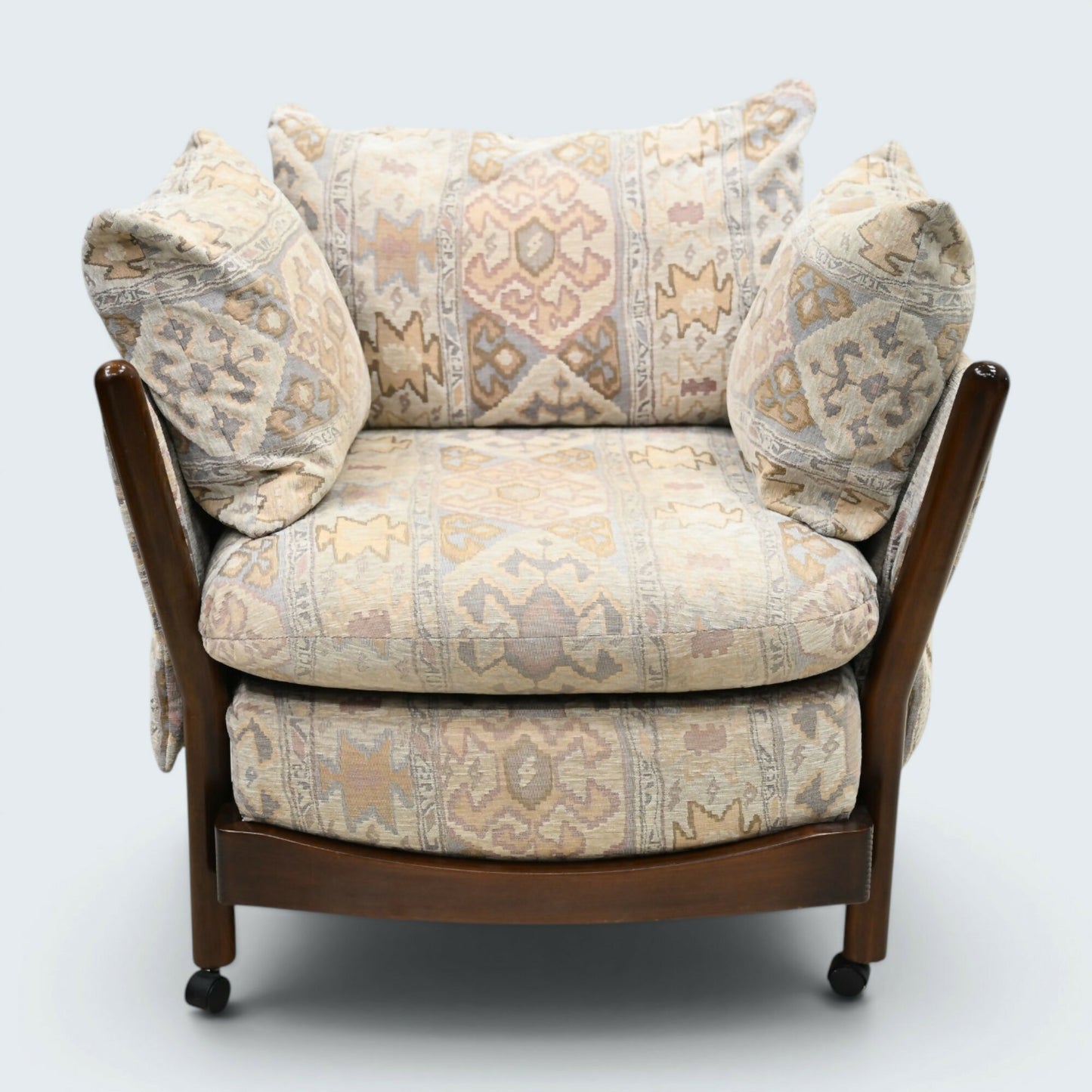 Ercol Impressionist Easy Chair Ercol's Genuine Upholstery Retro FREE UK Delivery