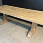 Large French Oak Farmhouse Dining Table