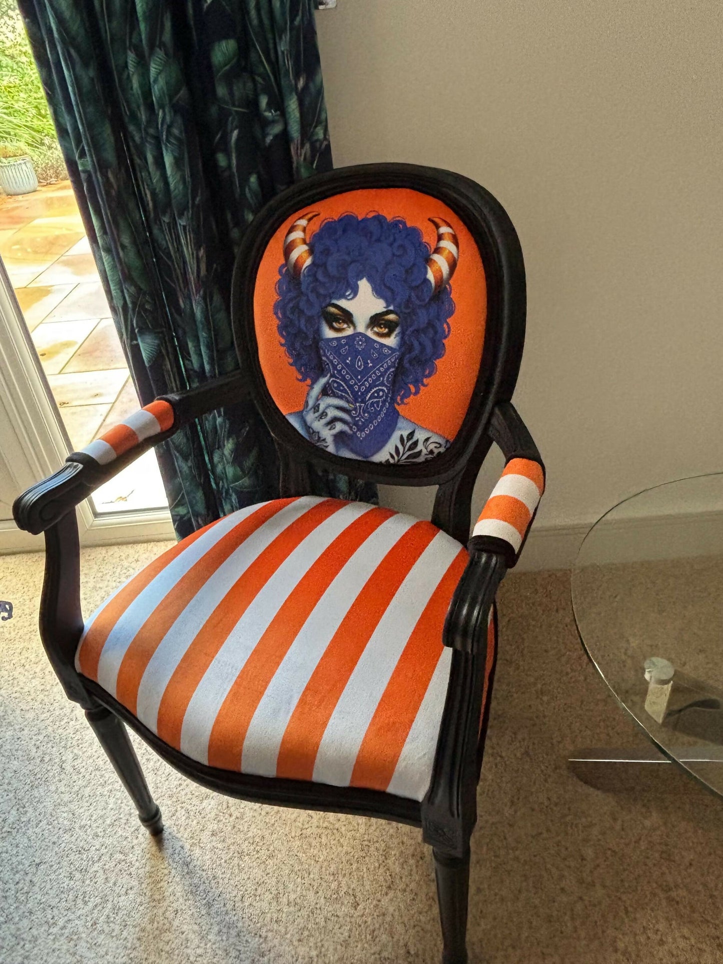 The Blue Bandit Vintage Accent Chair
