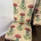 Set Of Six Victorian Style Upholstered Dining Chairs On Claw & Ball Feet