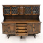 Raised Oak Dresser Cupboards Drawers Display Cabinets By Webber FREE UK Delivery