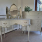 French Louis Style Dressing Table with Mirror