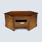 Old Charm Corner TV Stand / Video Cabinet Tudor Brown Finish FREE UK Delivery*