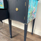 Navy Abstract Antique Sideboard