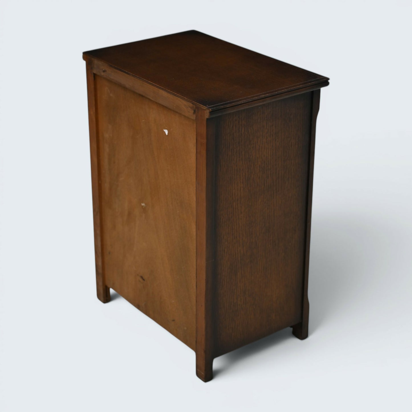Old Charm Linenfold Cupboard Bedside Cabinet 2 Door Tudor Brown FREE DELIVERY*