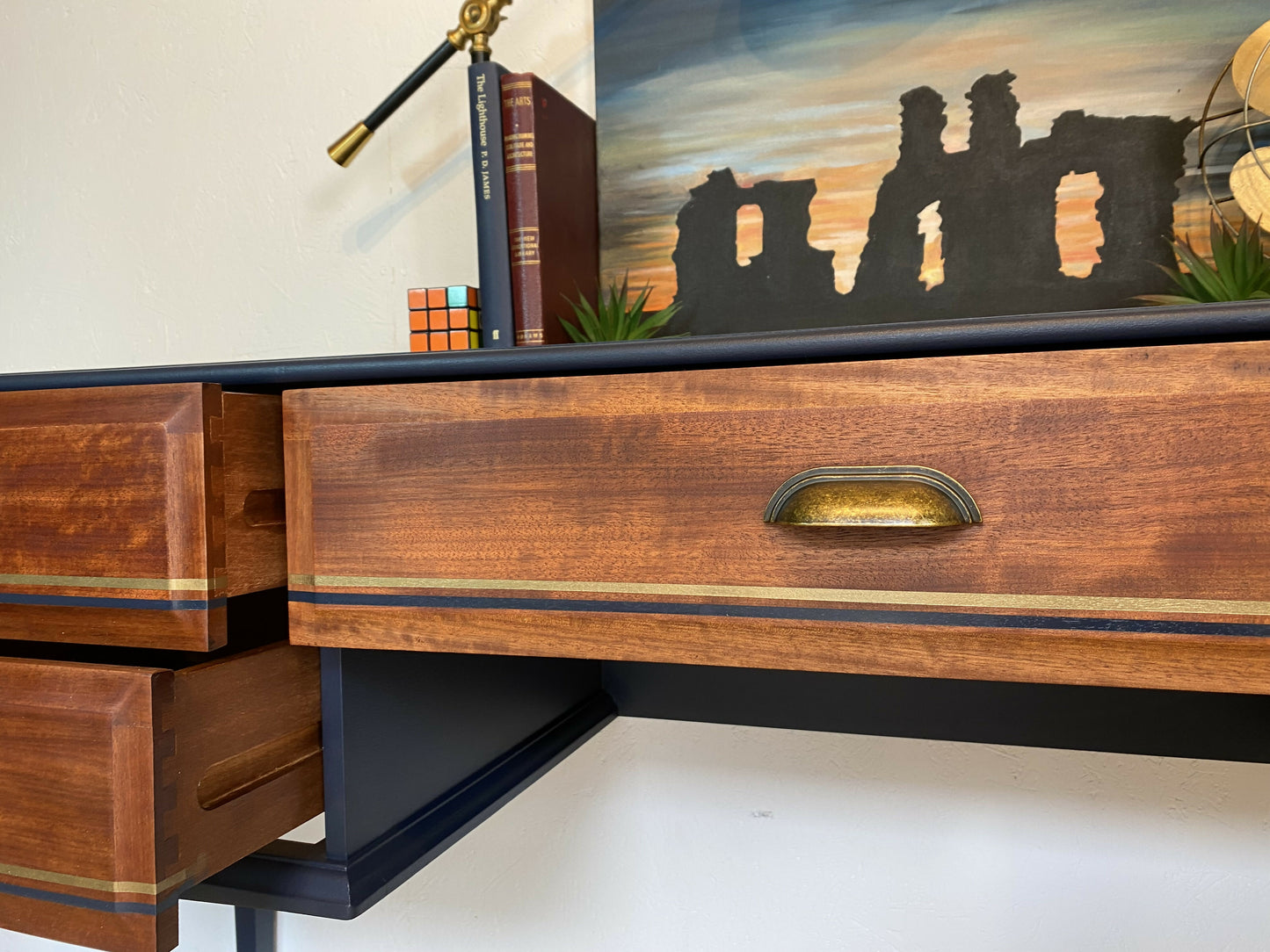 Writing Desk By Stag, 1970s Mid Century