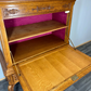 Cabinet Vintage French Style Oak Carved Sideboard with Drawer LOT 3757