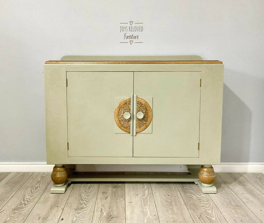 Beautility Oak Sideboard Sage Green