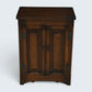 Old Charm Linenfold Cupboard Bedside Cabinet 2 Door Tudor Brown FREE DELIVERY*