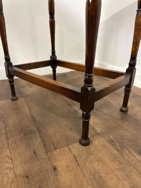 Vintage Oak Occasional Side Table