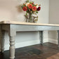 Hand Painted Farmhouse Table, 1990s