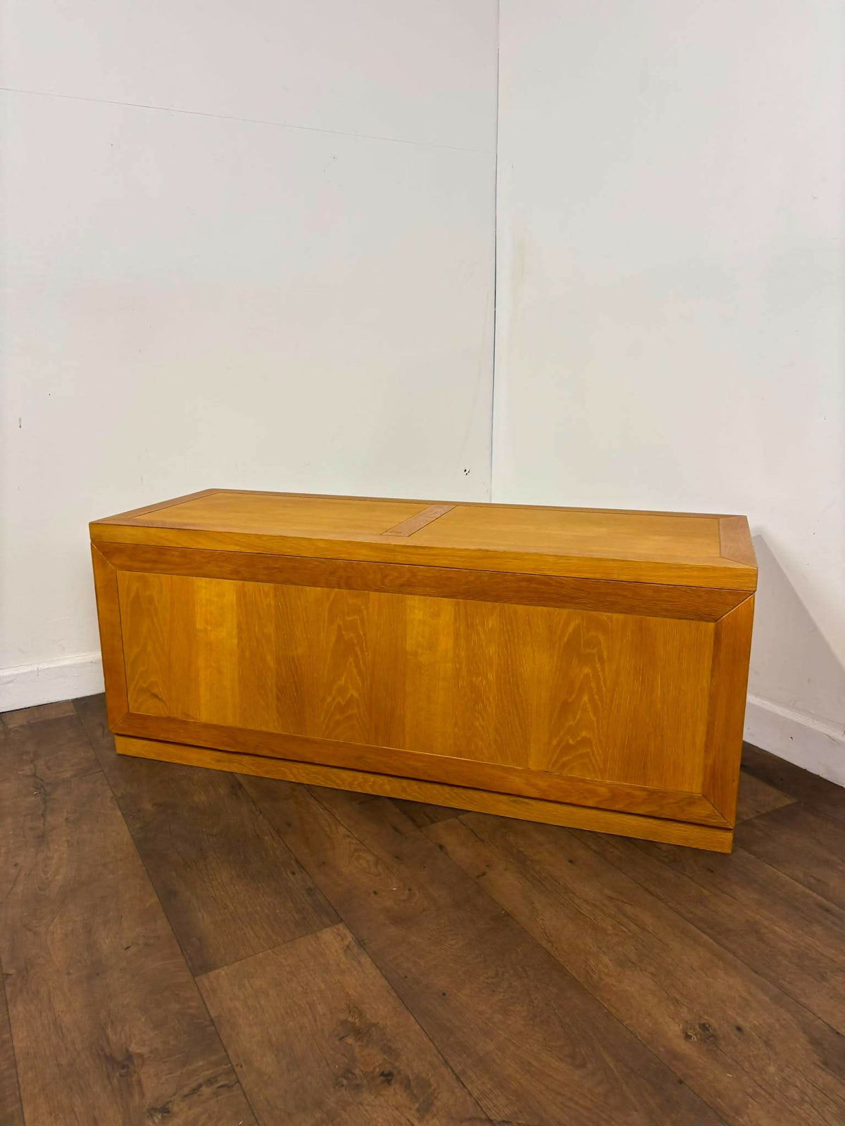 Modern Oak Blanket Box