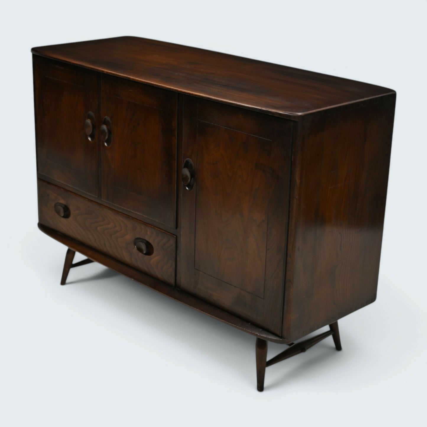 Ercol Windsor Sideboard Cupboard Storage Model 467 Dark Finish FREE UK Delivery*