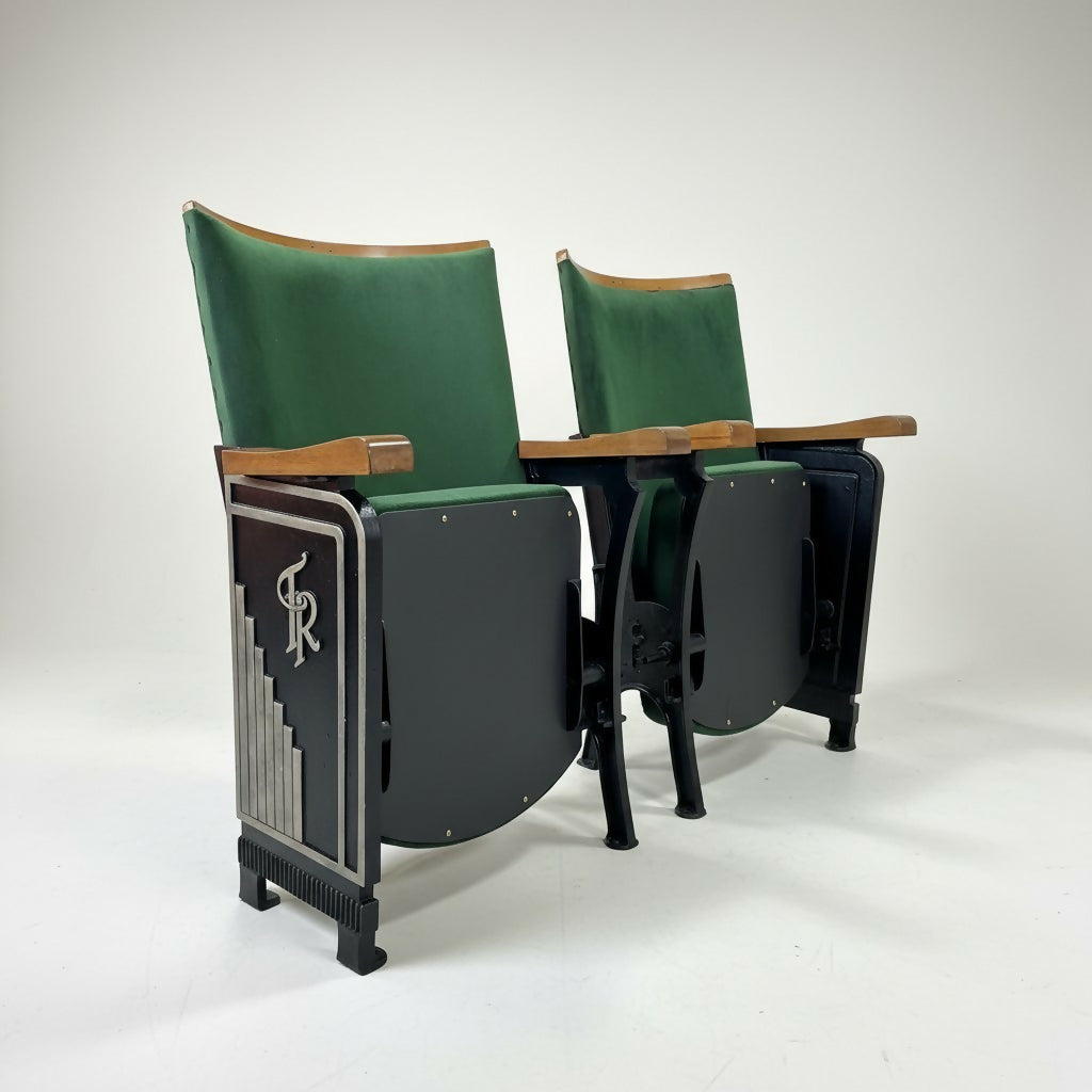 Vintage Theatre Royal Seating Pair