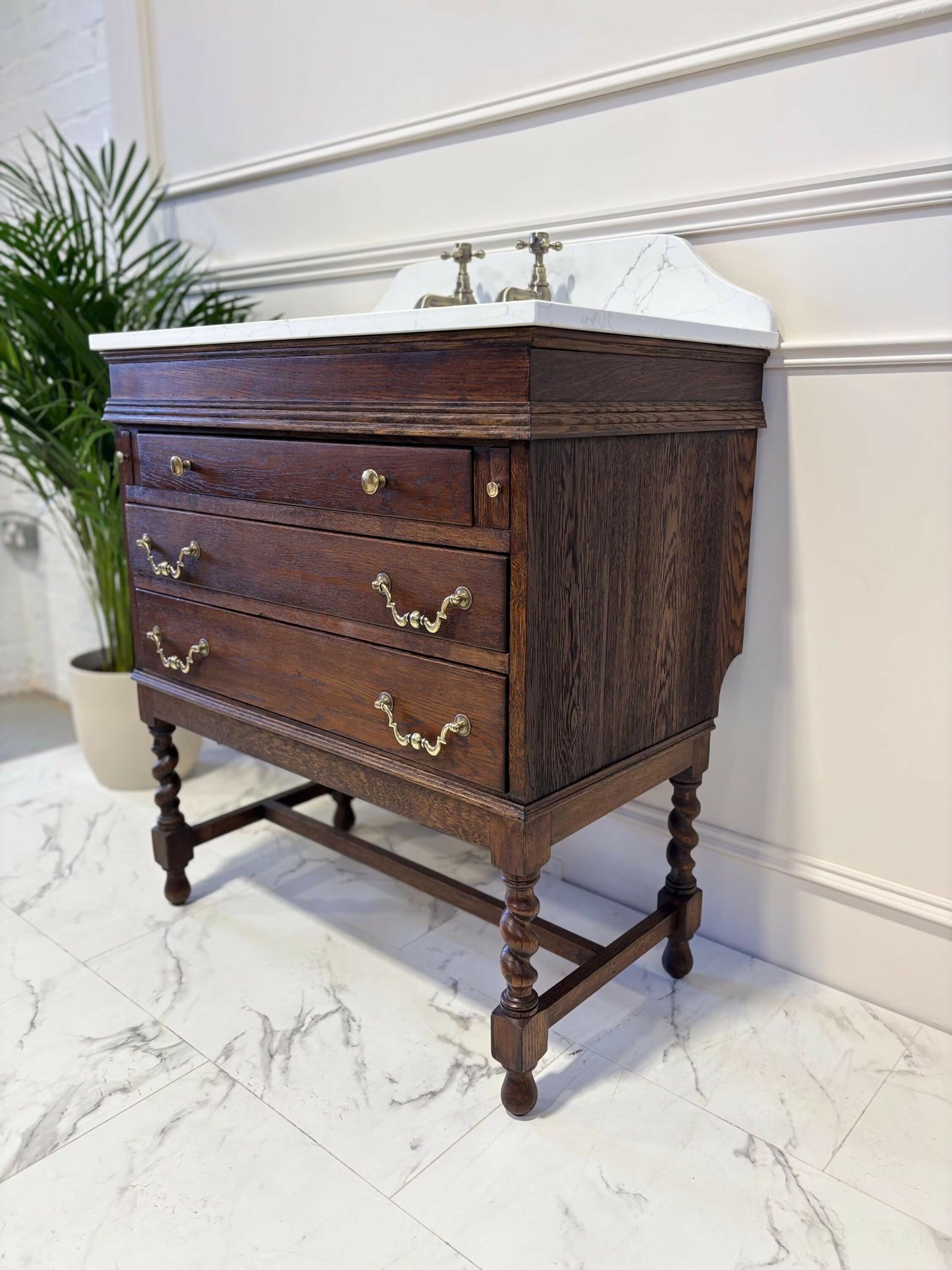 Bathroom Vanity Unit Made to Order Vanity Unit Custom Made Bathroom Furniture Antique Traditional Bathroom Washstand Basin Unit