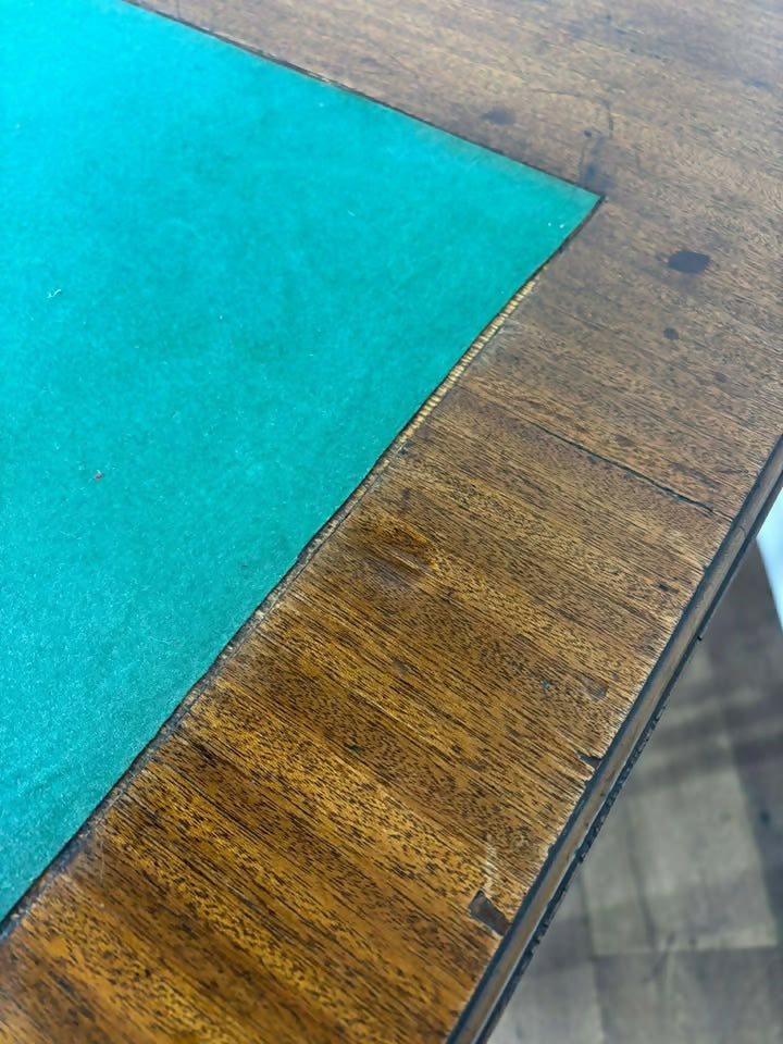 Edwardian Mahogany Art Nouveau Style Kneehole Desk