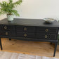 Stag six drawer console/dressing table/sideboard/tv stand