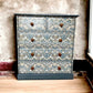 Upcycled Pine Chest Of Drawers, William Morris Print , Living Room, Dining Room, Hall , Kitchen Storage.