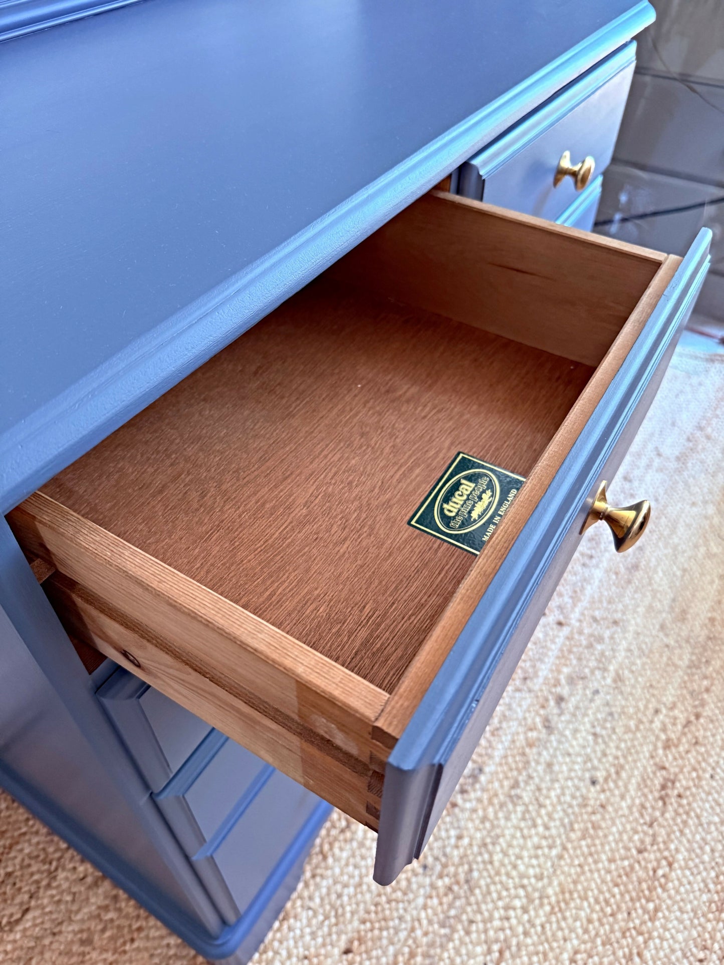 Newly refurbished chest of drawers by ducal solid wood dresser