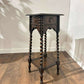 Vintage Oak Barley Twist Plant Stand