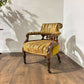 Edwardian Upholstered Walnut Tub Chair