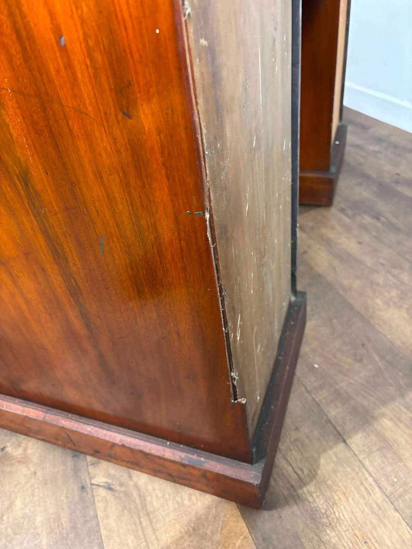 Edwardian Mahogany Twin Pedestal Dressing Table