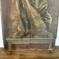 17/18th Century Polychrome Painted Pine Ecclesiastical Panel Depicting St Jude